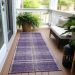 Addison Rugs Chantille Purple 2'3" x 7'6" Runner Room Scene