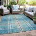 Addison Rugs Chantille Teal 3'0" x 5'0" Room Scene