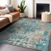 Addison Rugs Chantille Teal 3'0" x 5'0" Room Scene