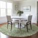Addison Rugs Chantille Aloe 8'0" x 8'0" Round Room Scene