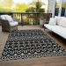 Addison Rugs Chantille Black 8'0" x 10'0" Room Scene