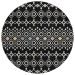 Addison Rugs Chantille Black 8'0" x 8'0" Round Collection