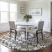 Addison Rugs Chantille Ivory 8'0" x 8'0" Round Room Scene