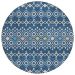 Addison Rugs Chantille Navy 8'0" x 8'0" Round Collection