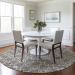 Addison Rugs Chantille Taupe 8'0" x 8'0" Round Room Scene