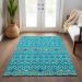 Addison Rugs Chantille Teal 8'0" x 10'0" Room Scene