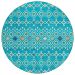 Addison Rugs Chantille Teal 8'0" x 8'0" Round Collection