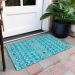 Addison Rugs Chantille Teal 1'8" x 2'6" Room Scene