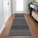 Addison Rugs Chantille Black 2'3" x 7'6" Runner Room Scene