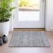 Addison Rugs Chantille Gray 1'8" x 2'6" Room Scene