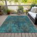Addison Rugs Chantille Teal 3'0" x 5'0" Room Scene