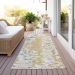 Addison Rugs Chantille Gold 2'3" x 7'6" Runner Room Scene