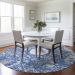Addison Rugs Chantille Blue 8'0" x 8'0" Round Room Scene