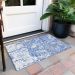 Addison Rugs Chantille Blue 1'8" x 2'6" Room Scene