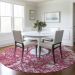Addison Rugs Chantille Blush 8'0" x 8'0" Round Room Scene