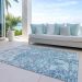 Addison Rugs Chantille Teal 8'0" x 10'0" Room Scene