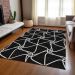 Addison Rugs Chantille Black 2'6" x 3'10" Room Scene
