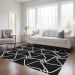 Addison Rugs Chantille Black 2'6" x 3'10" Room Scene