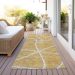 Addison Rugs Chantille Gold 2'3" x 7'6" Runner Room Scene