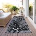 Addison Rugs Chantille Black 2'3" x 7'6" Runner Room Scene