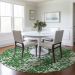 Addison Rugs Chantille Emerald 8'0" x 8'0" Round Room Scene