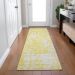 Addison Rugs Chantille Yellow 2'3" x 7'6" Runner Room Scene
