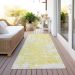 Addison Rugs Chantille Yellow 2'3" x 7'6" Runner Room Scene