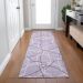 Addison Rugs Chantille Lavender 2'3" x 7'6" Runner Room Scene