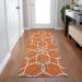 Addison Rugs Chantille Orange 2'3" x 7'6" Runner Room Scene