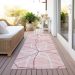 Addison Rugs Chantille Pink 2'3" x 7'6" Runner Room Scene