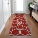 Addison Rugs Chantille Red 2'3" x 7'6" Runner Room Scene