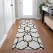 Addison Rugs Chantille White 2'3" x 7'6" Runner Room Scene