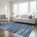 Addison Rugs Chantille Blue 8'0" x 10'0" Room Scene