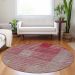 Addison Rugs Chantille Garnet 8'0" x 8'0" Round Room Scene