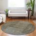 Addison Rugs Chantille Taupe 8'0" x 8'0" Round Room Scene