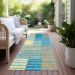 Addison Rugs Chantille Teal 2'3" x 7'6" Runner Room Scene