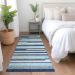 Addison Rugs Chantille Blue 2'3" x 7'6" Runner Room Scene