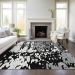 Addison Rugs Chantille Black 8'0" x 10'0" Room Scene