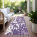 Addison Rugs Chantille Purple 2'3" x 7'6" Runner Room Scene