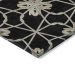Addison Rugs Chantille Black 5'0" x 7'6" Room Scene