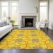 Addison Rugs Chantille Yellow 2'6" x 3'10" Room Scene
