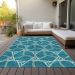 Addison Rugs Chantille Teal 10'0" x 14'0" Room Scene