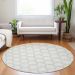 Addison Rugs Chantille Ivory 8'0" x 8'0" Round Room Scene