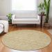 Addison Rugs Chantille Wheat 8'0" x 8'0" Round Room Scene