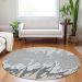 Addison Rugs Chantille Gray 8'0" x 8'0" Round Room Scene