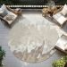 Addison Rugs Chantille Ivory 8'0" x 8'0" Round Room Scene