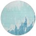 Addison Rugs Chantille Teal 8'0" x 8'0" Round Collection