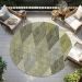 Addison Rugs Chantille Olive 8'0" x 8'0" Round Room Scene