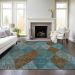 Addison Rugs Chantille Teal 8'0" x 10'0" Room Scene