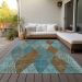 Addison Rugs Chantille Teal 8'0" x 10'0" Room Scene